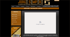 Desktop Screenshot of carpinteriajorgesempere.com